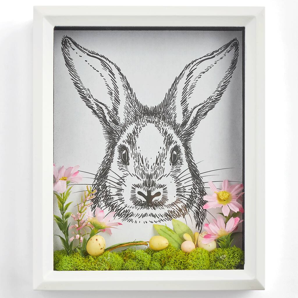 Easter Bunny Shadow Box